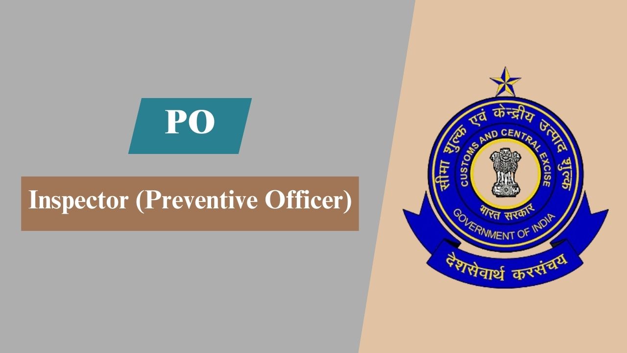 (Inspector) Preventive Officer